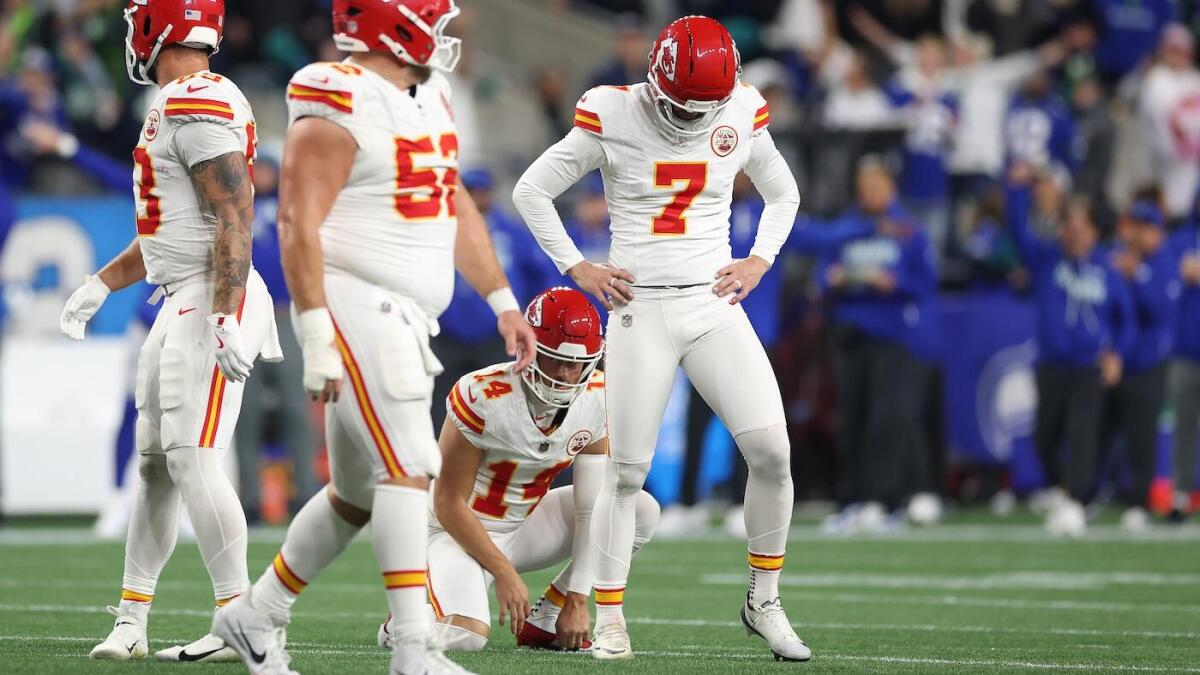 Chiefs may have a Harrison Butker problem: Andy Reid says KC kicker 'gotta fix it'