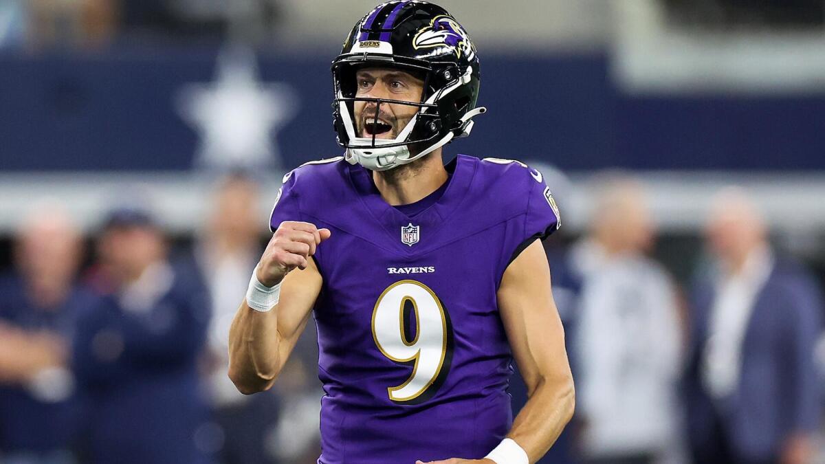 Chiefs sign former Ravens kicker Justin Tucker after Harrison Butker struggles
