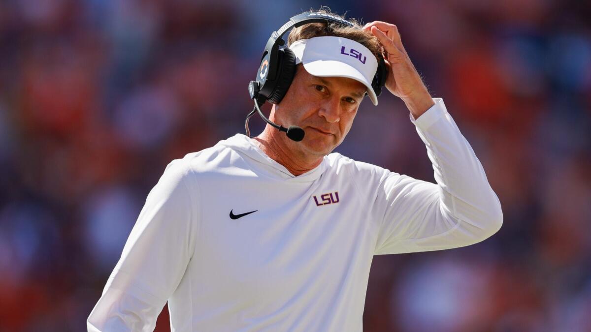 Lane Kiffin shocked over kickoff time vs. Alabama, says SEC doesn't want LSU to win this year